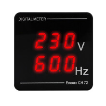 Digital AC Voltmeter Frequency Meter Tester Gauge LED Display Meter 50-500V 10.0-99.9hz Voltage Frequency Meter