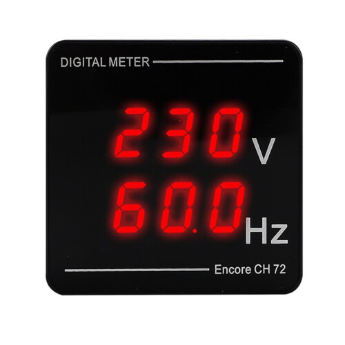 Digital AC Voltmeter Frequency Meter Tester Gauge LED Display Meter 50-500V 10.0-99.9hz Voltage Frequency Meter