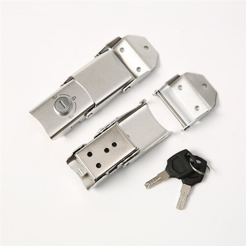 Motorcycle Trunk Lock Hinge with Detachable Stainless Steel Buckle 2