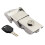 Motorcycle Trunk Lock Hinge with Detachable Stainless Steel Buckle 5