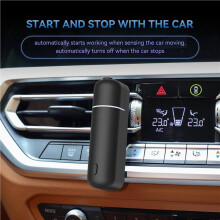 2X Car Aroma Diffuser USB Rechargeable Scent Machine Fragrance Oil Air Freshener Essential Oil Diffuser VentClip,A