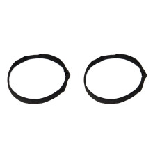 2X Dyktankcylinder i Rostfritt Stål Stage Flaskrigg Sidomonterad Rem för Tank Elastisk Dekompressionsflaska B