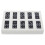 Churchill Games Black and White Rectangular Domino Box 2