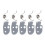 For  Kobra S1/S1C 3D Printer Extruder Stailess Steel Sensor Flap with Spring Replace Part 3D Printer Parts 5PCS 1