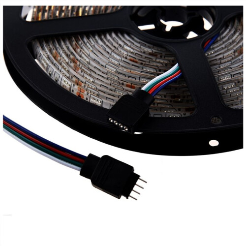 4pièces 5m Bande de 5050 LED RGB Etanches