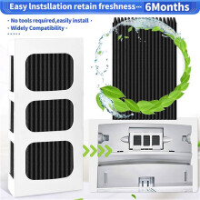 12 Pack for Paultra2 Refrigerator Air Filter Replacement for PAULTRA2 Pure Air Ultra II Refrigerator Air Filter