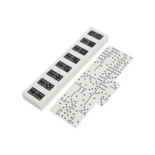 Churchill Games White and Black Finish Domino Box