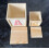 Set of 2 Pine ABCD Childs Square Boxes 3