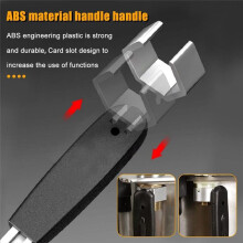 Universal Adjustable Double-Ended Wrench, Multifunctional Bathroom Wrench for Water Pipe Repair & Home Accessories