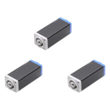 3X LED PowerCon AC Coupler Adapter Extender Connector High Quality Speakon Panel Mount Straight Adapter to White