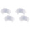 26PCS Transparent Cake Cream Scraper Flexible Plastic Icing Spatula Buttercream Smoother Cake Decorating Tools Baking 1