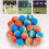 80 Piezas de Bolas de  Bolas de  de Espuma Suave para JardíN Bolas de  para Practicar Bolas de  de Esponja ArcoíRis para Interiores y 4
