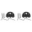 2X 6-String Guitar Strings Lock Nut Set Headless Electric Guitar String Locking Nut Set Guitar Bridge Accessories 1