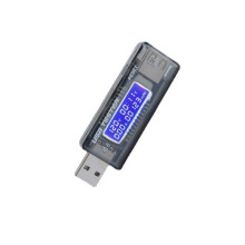 2X Mobile Power Charging Current Monitor Digital USB Tester Current 0-3A Voltage 4-20V Dual Meter Display