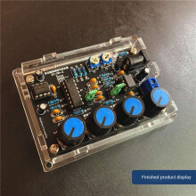 4X ICL8038 Function Signal Generator Module Sine Square Triangle Signal Generators DIY Welding Practice Kit with Case