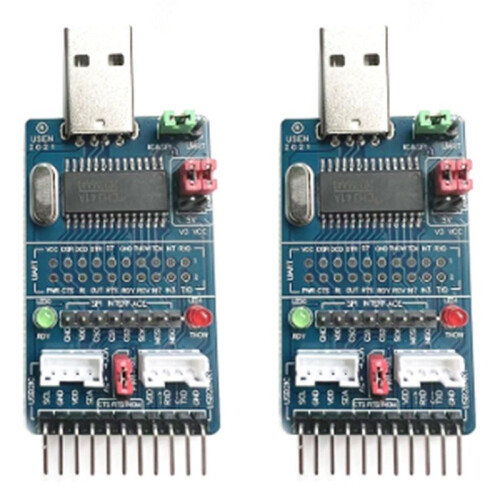 2X CH341A USB to I2C / IIC / SPI / UART / TTL / ISP Adapter EPP /MEM Parallel Port Converter