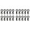 20X  Alloy Carabiner Clip Tiny Spring Snap Hook Carabiners for Backpack Keychains Accessories(Black) 1
