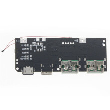 2X QC4.0 QC3.0 LED Dual USB 5V 4.5A 22.5W Micro/Type-C USB Mobile Power Bank 18650 Charging Module,B