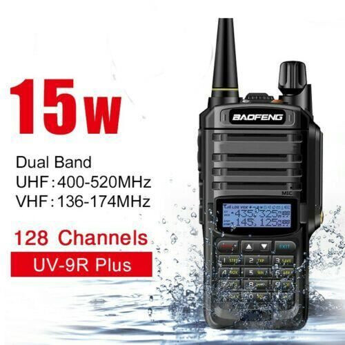 Baofeng UV-9R Plus 15W Διπλής Ζώνης VHF/UHF Αμφίδρομο Ραδιόφωνο Walkie-Talkie (Βύσμα ΕΕ) 1