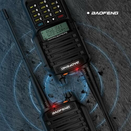 Baofeng UV-9R Plus 15W Διπλής Ζώνης VHF/UHF Αμφίδρομο Ραδιόφωνο Walkie-Talkie (Βύσμα ΕΕ) 2