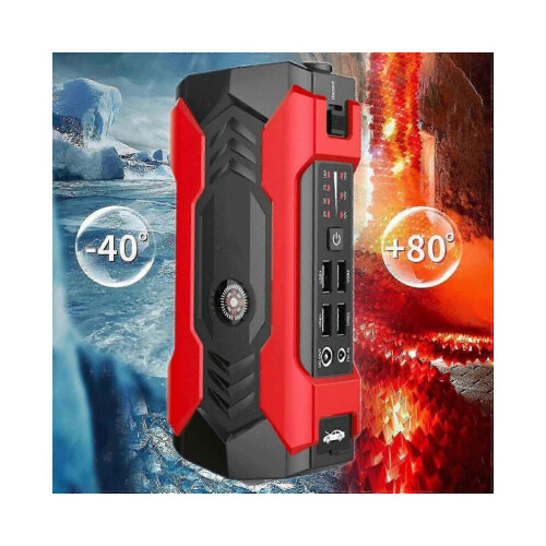 (Κιτ μπαταριών LCD) Εκκινητής αυτοκινήτου 28000mAh Φορτιστής power bank 12V Ενισχυτής μ 2