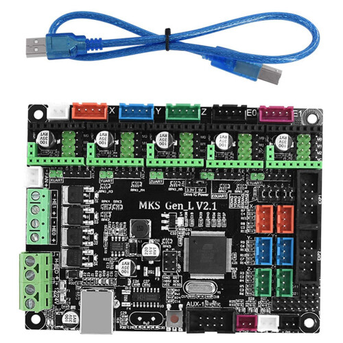 Placa Base de Impresora 3D MKS GEN-L V2.1 Placa Base de Control Compatible con Marlin de CóDigo Abierto