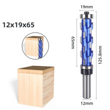 Milling Cutter 12.7Mm Shank 65Mm Flush Trim End Mill Solid Carbide Spiral Double Bearing CNC Router Bit for Wood