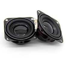 2 Piezas Altavoz de Audio de 1,5 Pulgadas 4Ω 3W 40Mm Altavoz Multimedia de Graves Altavoz de Sonido DIY con Orificio de FijacióN para Cine en Casa