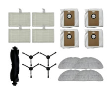Sacchetto Della Polvere per Spazzola Laterale Principale, Filtro HEPA per Lydsto R1 /R1D MiWhole M9 Lite per Freo S Robot