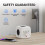 EU Plug Socket Power Strip Outlet Wall Socket Power Socket Aapter Electrical Outlet 2M 6