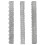 3pcs Irregular  Tape Measuring Embossed Metal Cutting Mold for Scrapbook Card Making 1