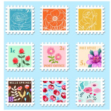 Postage Stamp Rectangular Paper Cutter Tool Square Tooth Embossing Machine for Hole Punch - Extra Large 48mm