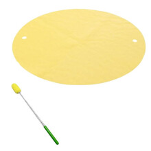 Ensemble de Tapis en Poterie Rond de 12 Pouces Antiadhésif (Comprend un Rouleau en Argile Rétractable) - Convient Aux Tours de Poterie