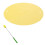 12-Inch Round Non-Stick Pottery Mat Set (Includes Retractable Clay Roller) - Suitable for Pottery Wheel Turntables 1