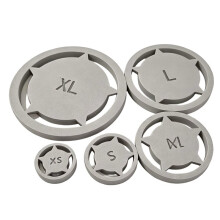 5PCS Pottery Foot Ring Template Set for Consistent Base Centering in DIY Ceramic Pottery Making