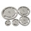 5PCS Pottery Foot Ring Template Set for Consistent Base Centering in DIY Ceramic Pottery Making 1