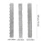 3pcs Irregular  Tape Measuring Embossed Metal Cutting Mold for Scrapbook Card Making 6