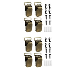 8 Stück Teppichhänger für Wände - Hakenclips, Teppichhänger, Klammern für Vorhänge, Bettwäsche, Quiltstoffkunstdekorationen