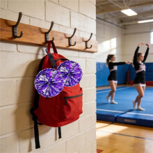 10 Stuks Pom Pom Houder Hanger met Drukknop voor Rugzak Cheerleader Team Tags Cheer Bag Strap