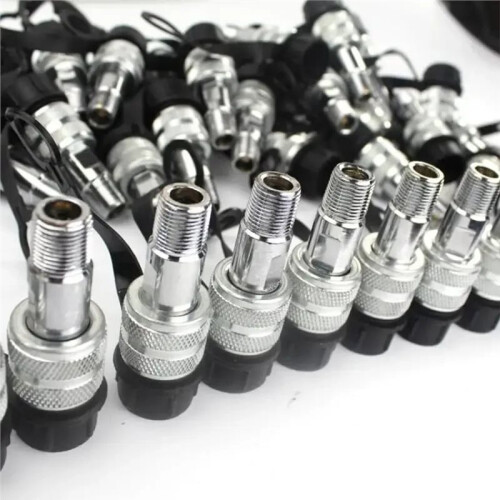 1Set Hydraulic Tools Accessories Hydraulic Quick Couplings Set Zg3/8 for Efficient Connections 2