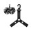 10 Pcs Pom Pom Holder Hanger with Snap Button for Backpack Cheerleader Team Tags Cheer Bag Strap 5
