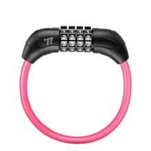 WEST BIKING Bike Lock 4 Digital Code Anti-Theft Bicycle Cable Lock Portable Bicycle Lock for Scooters Mountain Bikes