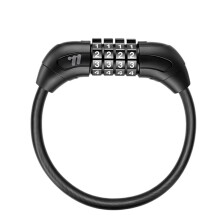 WEST BIKING Bike Lock 4 Digital Code Anti-Theft Bicycle Cable Lock Portable Bicycle Lock for Scooters Mountain Bikes Black
