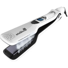 Piastra per capelli professionale a vapore con display LCD, 5 uscite vapore e protezione antiscottatura (LIE3671)
