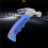 Small Portable Sheep Horn Hammer - Woodworking Lifting and Pulling Tool Orange-Red 5