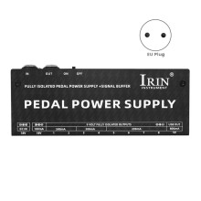 IRIN Pedal Power Supply PW-2 Guitar Pedal Power Supply 10 Channel Multi Channel Lsolated 9-Way Output EU PLUG
