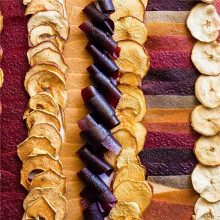 6 Pcs Round Dehydrator Sheets Non Stick Dehydrator Mats with Edges Reusable Roll Tray Liner for Fruit Meat Beef Kitchen