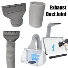 Flat Hose Adapter for Portable Air Conditioner Exhaust Vent Hose with Locking Tabs for AC Exhaust Solutions 150MM