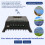 80A MPPT/PWM Solar Charge Controller 12V/24V/36V/48V Auto Controller Tools Solar PV Battery Charger with LCD & Dual USB 6