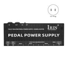 IRIN Pedal Power Supply PW-2 Guitar Pedal Power Supply 10 Channel Multi Channel Lsolated 9-Way Output US PLUG